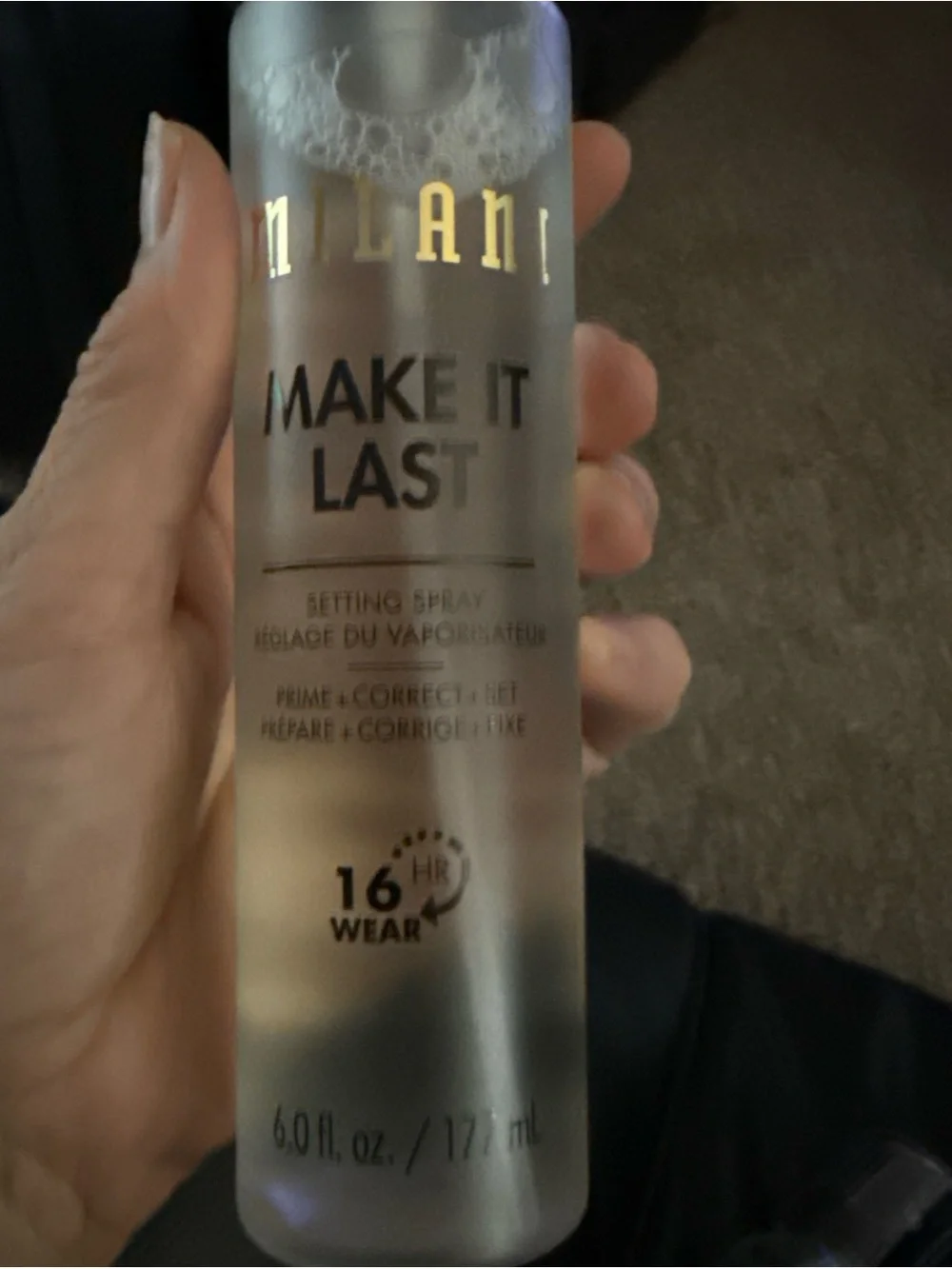 MILANI Make It Last Setting Spray 6oz new